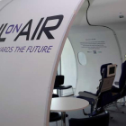 Simulador de un avión, en el Laboratorio Ibérico Internacional de Nanotecnología de Braga.