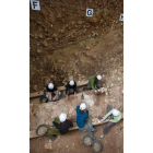 Imagen de las excavaciones que ayer comenzaron.