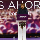 Pablo Fernández fue aclamado como «presidente» por los asistentes al mitin de ayer en León.