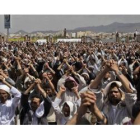 Miles de personas se manifestaron ayer en las principales ciudades de Yemen.