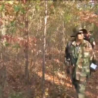 Milicias armadas partidarias de Trump se preparan militarmente en Jackson (Georgia, EEUU).