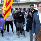 El alcalde de Oliana, Miquel Sala, antes de entrar a declarar el pasado 19 de septiembre en los juzgados de la Seu dUrgell.