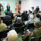 María Quindós junto a Ismael Pérez Blanco. FERNANDO OTERO