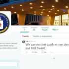 "No podemos confirmar ni negar que este es nuestro primer 'tuit'", primer mensaje de la agencia de inteligencia estadounidense.