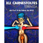 El cartel de los Carnavales de Terrassa antes de ser censurado.