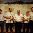 El equipo del Club Náutico de Hondarribia, ganador del open.