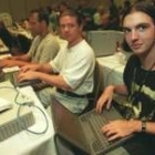 Imagen de archivo de la convención anual de «hackers» (piratas informáticos) en Las Vegas