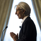 La directora del Fondo Monetario Internacional, Lagarde.