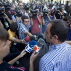 Rosell, en la moción de censura contra Laporta en el 2008.