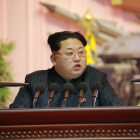 Kim Jong-un, durante un acto del Ejército, el pasado 5 de diciembre.