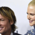 Nicole Kidman y su marido, el cantante Keith Urban,  asisten al estreno de la pelicula  'Leon' en Sidney (Australia), el pasado lunes, 19 de diciembre.