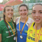 Inés Venero encabeza el éxito de las lanzadoras leonesas. DL