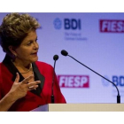 Dilma Rousseff, durante un discurso en Sao Paolo, el 13 de mayo.