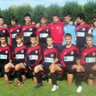 Formación del equipo del Ejido que milita en la 1.ª División Provincial Cadete.
