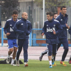 La Deportiva entrenó ayer y descansa hoy. Mayordomo, Dídac, Santamaría y Carpio son dudas para el encuentro de Soria.