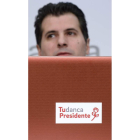 Tudanca, la semana pasada, en rueda de prensa.