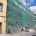 La imagen muestra la fachada en obras del conservatorio de música