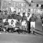 El Cañonazo, equipo de fútbol local, en los años de posguerra. ARCHIVO ALFONSO GARCÍA