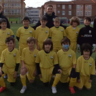 Formación del equipo de La Virgen A que milita en la 1.ª División Provincial Benjamín. DL