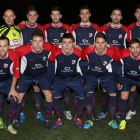 Formación de la selección de Castilla y León que se enfrentó a la Cultural el pasado jueves.