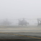 Helicópteros Apache, origen norteamericano, preparados para cualquier orden. SEBASTIAN TATARU