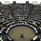 Vista de un momento de la votación del Parlamento Europeo