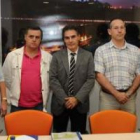 Manoli Ordás, Lázaro García, Juan Díez, Fernando Viñuela y Felipe Llamazares.