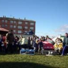 Durante las celebraciones del Día de la Paz, los alumnos soltaron varias palomas
