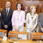 Teresa Gutiérrez, Ramiro Ruiz Medrano, Josefa García Cirac, Isabel Alonso y Julián Simón de la Torre