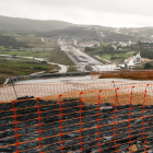 Obras del túnel de El Cañizo, en la línea Madrid-Galicia.