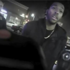 El jugador de los Milwaukee Bucks Sterling Brown la madrugada del arresto y abuso policial.