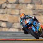 El piloto español Tito Rabat (Estrella Galicia) durante la tercera sesión de entrenamientos de Moto2.