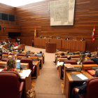 Imagen del hemiciclo regional en una de las sesiones plenarias del pasado curso político.