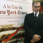 David Carr, en el estreno de un documental sobre 'The New York Times', en noviembre del 2011.