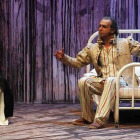 Un momento de la representación de 'La sombra del Tenorio', anoche en el Auditorio Ciudad de León