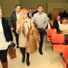 Salgueiro y Carrasco, en primer término, poco antes del comienzo de la reunión con alcaldes.