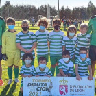 Formación del Puente Castro, campeón prebenjamín. DBL