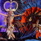 La candidata Amanda Perdomo San Juan, con la fantasía "Poderosa Amazona", se ha proclamado Reina del Carnaval 2014.