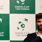 Gerard Piqué, al presentar su proyecto de la Copa Davis en Madrid en octubre, también con su empresa Kosmos.