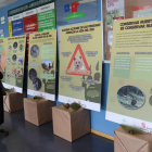 Una exposición en el hall del edificio principal es el hilo vertebrador de varias actividades. L. DE LA MATA