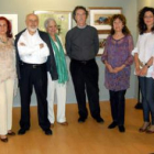 Foto de familia de los artistas que exponen en Arte Lancia