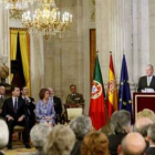 Rey Juan Carlos, durante su intervención en el acto conmemorativo del 25 aniversario.