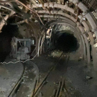 Interior de la mina de La Escondida, que fue la última clausurada en la provincia en 2018.. RAMIRO