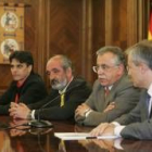 Alfonso Ordóñez, Santos Llamas, Fernando Aller y Fernando Rodríguez Pereyra