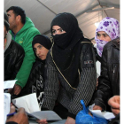 Un grupo de refugiadas sirias. ABDO