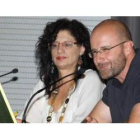 Teresa Gutiérrez y Fernando León, en la comparecencia.