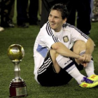 El argentino Leo Messi tras el encuentro ante Venezuela, ayer.