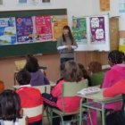 Escolares asistiendo a una clase de la Ciuden.