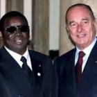 El fallecido Eyadema junto al presidente francés, Jacques Chirac, en una imagen de archivo