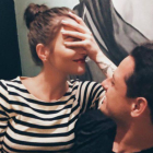 La tierna foto de Chicharito y Andrea Duro.